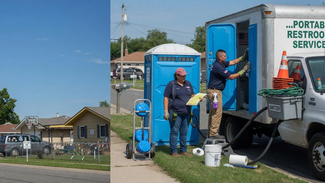 Portable Toilet Rental in South Wilmington, IL near me